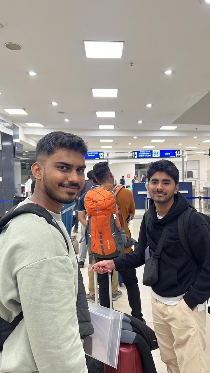 All set for boarding — passports, bags & dreams