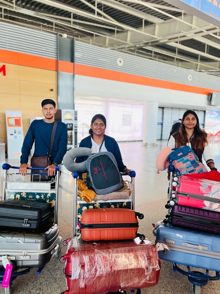 Welcome to Georgia — student & family at arrival
