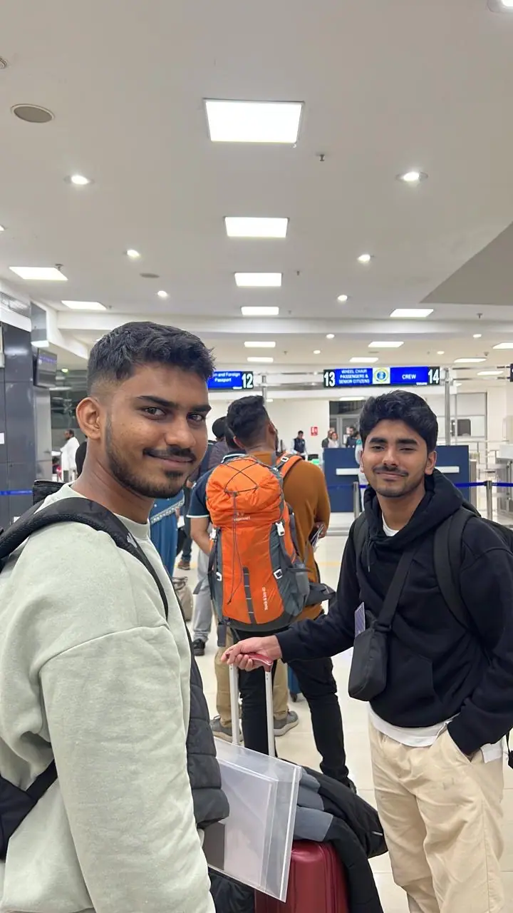 All set for boarding — passports, bags & dreams