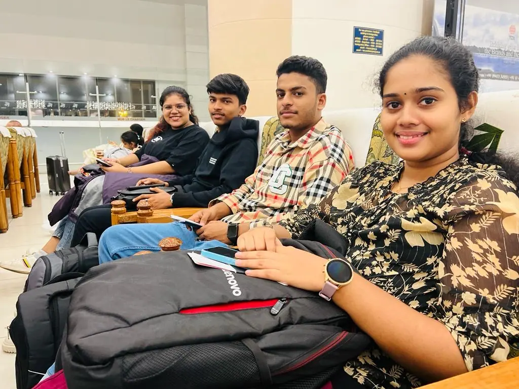 Waiting to board — first flight of a lifetime